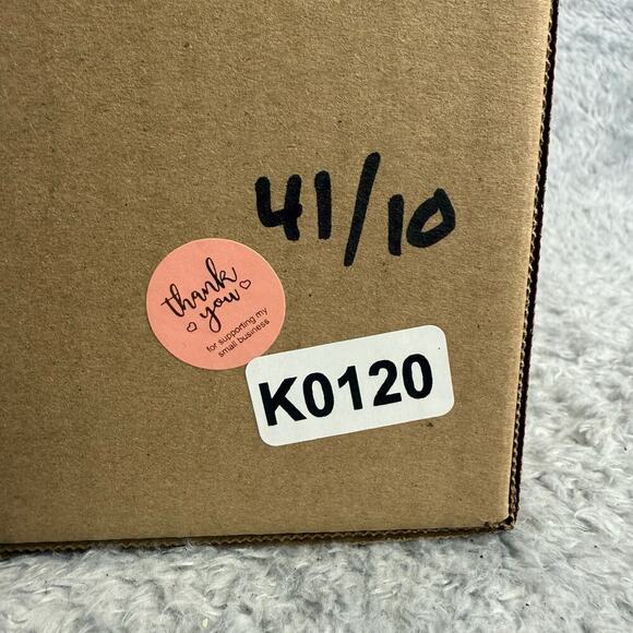 Bueno Stella Combat Boots Tan Suede Lace Up Booties Women's Size 10 - Picture 10 of 10